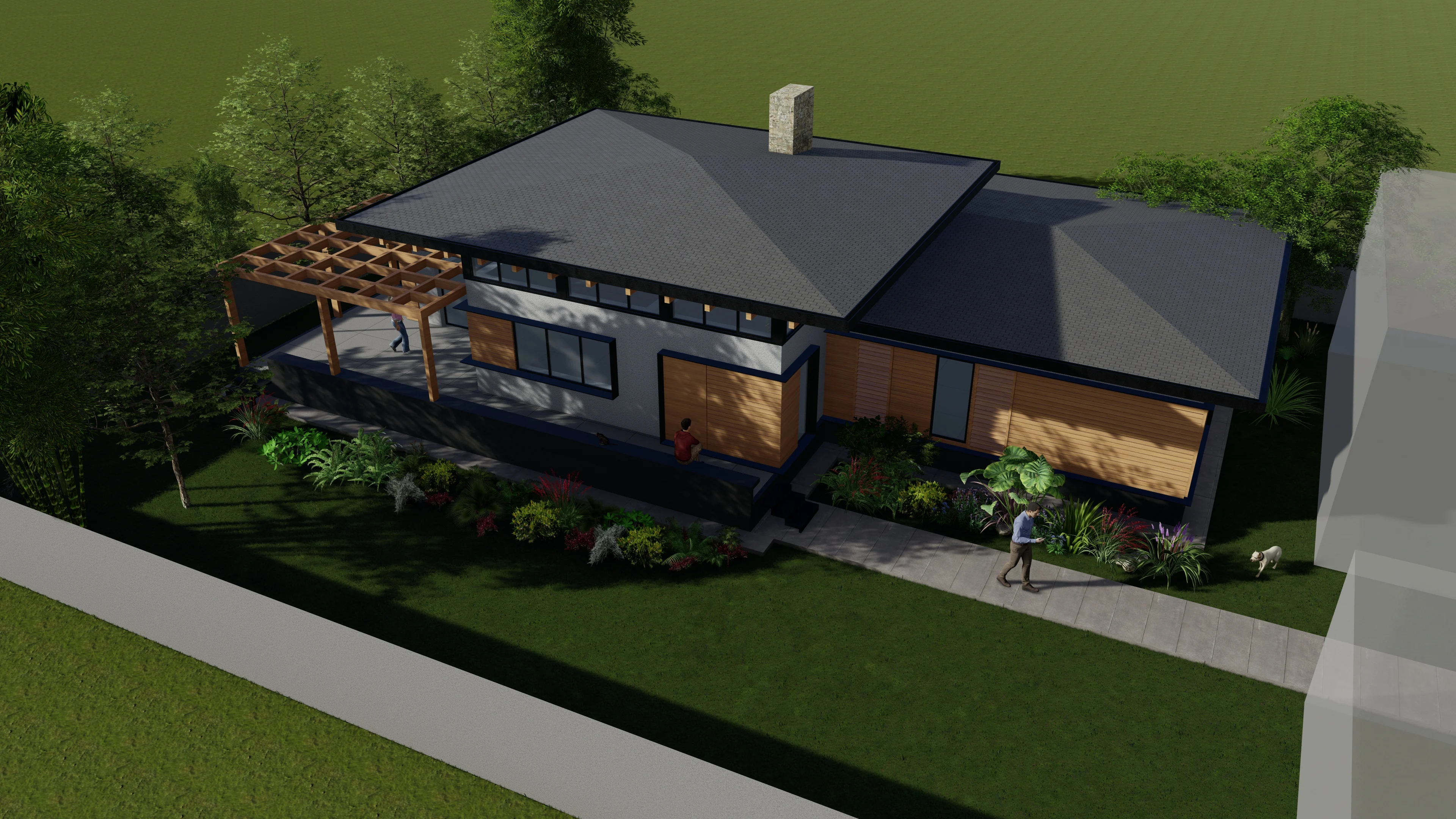 Fațada principală - ziua