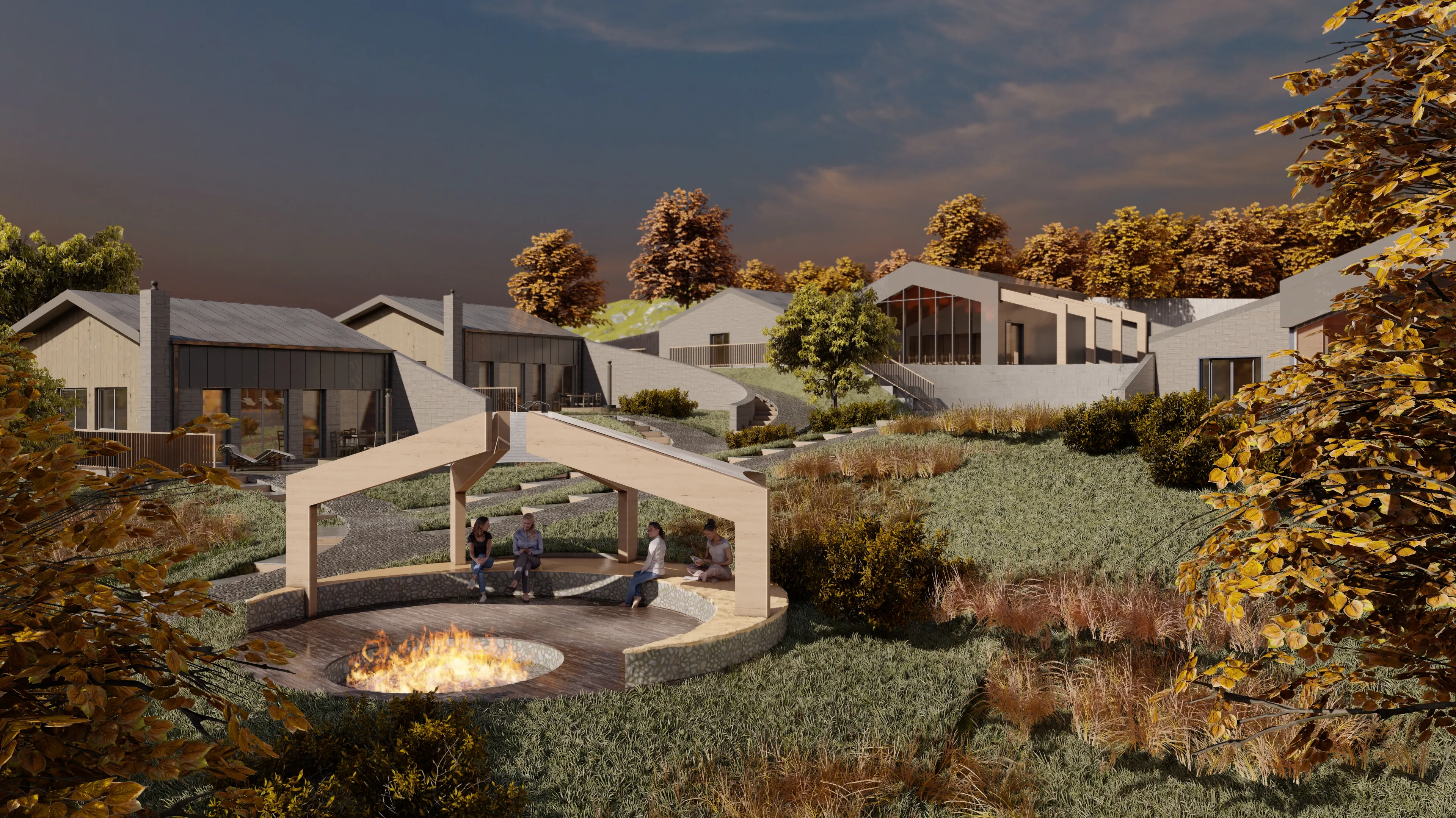 Piscină și zonă de relaxare